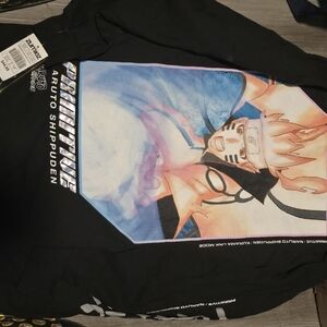 Naruto Shippuden Black Shirt Zumiez Bnwt